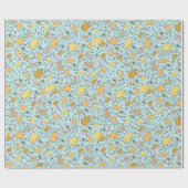 カピバラス・イン・ブルー ラッピングペーパー (フラット)