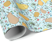 カピバラス・イン・ブルー ラッピングペーパー (ロールコーナー)