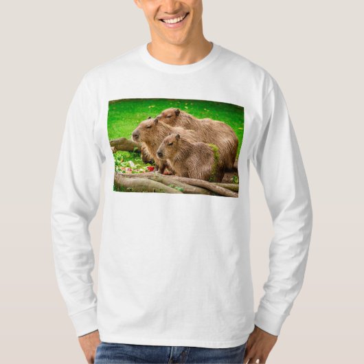 カピバラトリオ Tシャツ (正面)