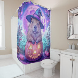 カピバラハロウィーンシャワーカーテン シャワーカーテン
