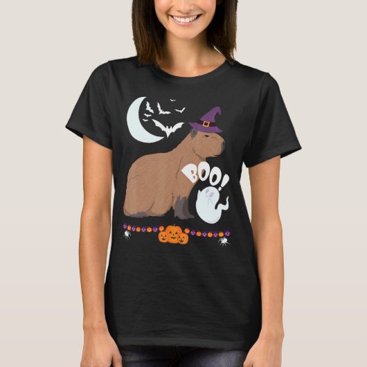 カピバラハロウィーン Tシャツ (正面)