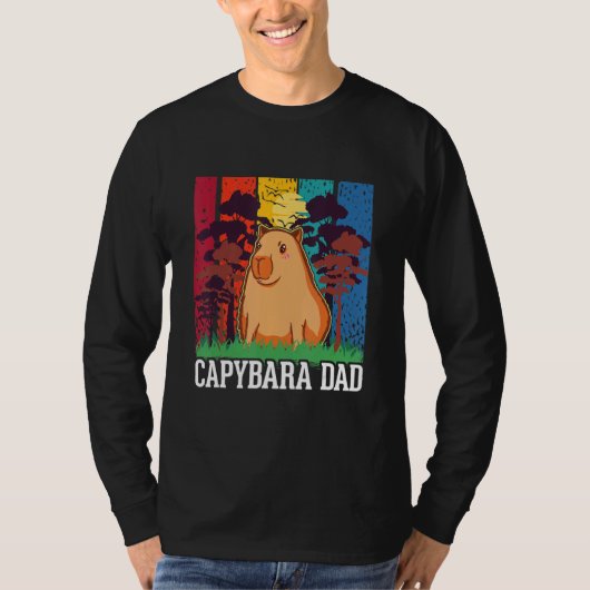 カピバラパパ Tシャツ (正面)