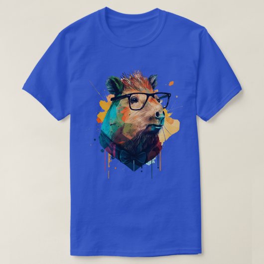 カピバラヒップスター2 Tシャツ (デザイン正面)