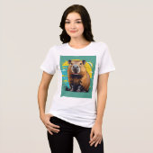 カピバラビンテージマグリエッタ トライブレンドＴシャツ (正面全面)