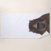 カピバラビーチタオル ビーチタオル (正面)