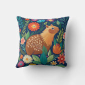 カピバラフローラ装飾用クッション クッション (裏面)