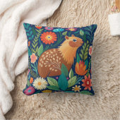 カピバラフローラ装飾用クッション クッション (ブランケット)