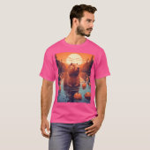 カピバラボーリング Tシャツ (正面フル)