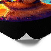 カピバラマウンテン自然動物野生生物林Ou ポスター (角)