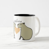 カピバラマグカップ ツートーンマグカップ (正面右)