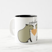 カピバラマグカップ ツートーンマグカップ (正面左)