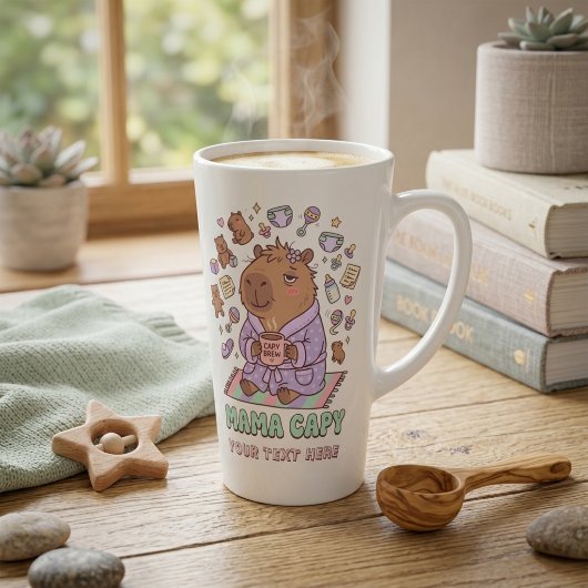 カピバラママ 母の日 ぐっすりママへのギフト カフェラテマグ