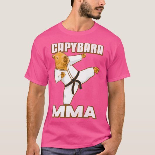 カピバラミックスマテリアルアーツMma Tシャツ (正面)
