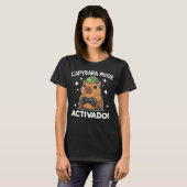 カピバラモード起動ゲーマー Tシャツ (正面フル)
