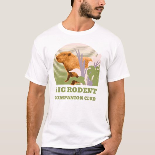カピバラ仲間クラブ Tシャツ (正面)