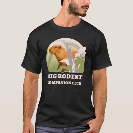 カピバラ仲間クラブ Tシャツ (正面)