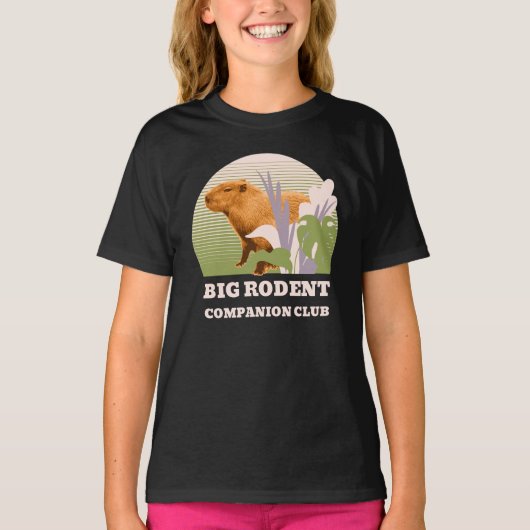 カピバラ仲間クラブ Tシャツ (正面)