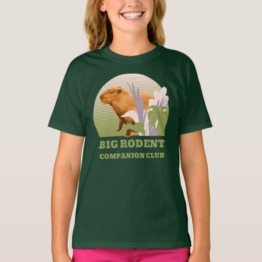 カピバラ仲間クラブ Tシャツ (正面)