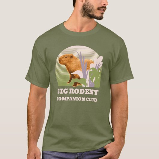 カピバラ仲間クラブ Tシャツ (正面)