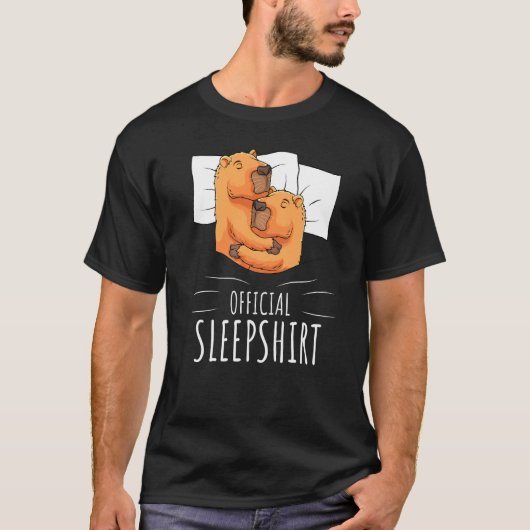 カピバラ公式スリープ1 Tシャツ (正面)