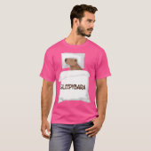 カピバラ公式寝間着スリーピーバラ齧歯類 Tシャツ (正面フル)