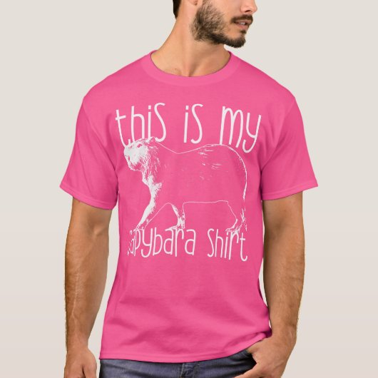 カピバラ動物これが私のカピバラ Tシャツ (正面)