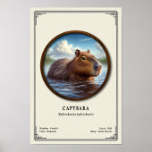 カピバラ動物学シリーズ ポスター (正面)