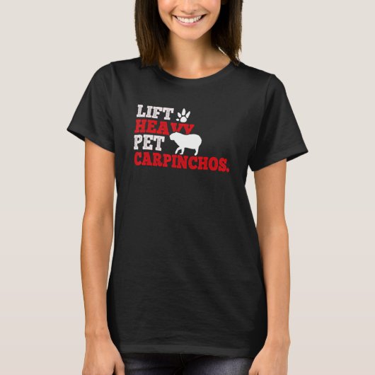 カピバラ大好きな人のためのカピバラグッズ 14 Tシャツ (正面)