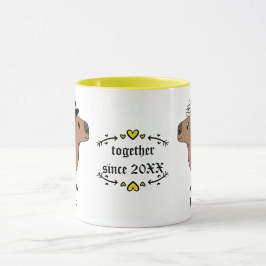 カピバラ夫婦 マグカップ (中央)