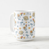 カピバラ宇宙飛行士キッズパターン – Mag コーヒーマグカップ (正面左)