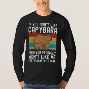 カピバラ恋人かわいいケイピハラ齧歯動物動物愛好家_9 Tシャツ