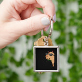 カピバラ恋人ウィメンズカピバーギフトメンカピバラ キーホルダー (手)