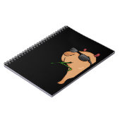 カピバラ恋人ウィメンズカピバーギフトメンカピバラ ノートブック (左側)