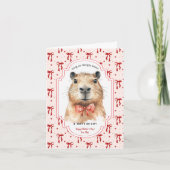 カピバラ愛 : ノーキャップバレンタインデー カード (正面)