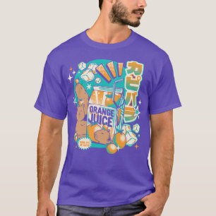 カピバラ日本のオレンジジュースbyトベフォンセカ tシャツ