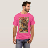 カピバラ日本のラーメン Tシャツ (正面フル)