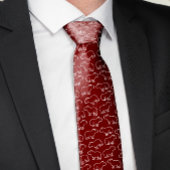 カピバラ模様 ネクタイ