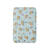 カピバラ模様 バスマット (正面縦)