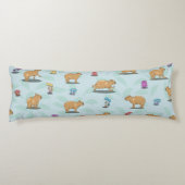 カピバラ模様 ボディピロー (裏面)