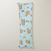 カピバラ模様 ボディピロー (正面縦)