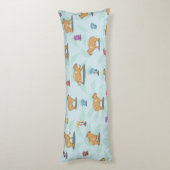 カピバラ模様 ボディピロー (裏面 (縦))