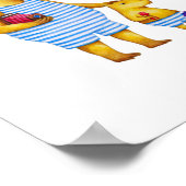 カピバラ父と息子8 x 10プリント ポスター (角)