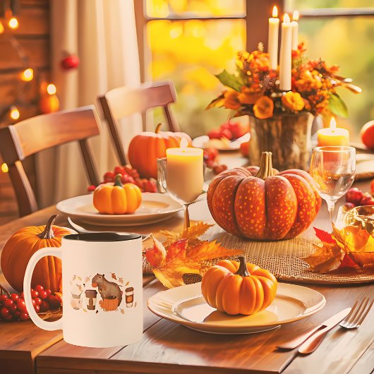 カピバラ秋マグ マグカップ