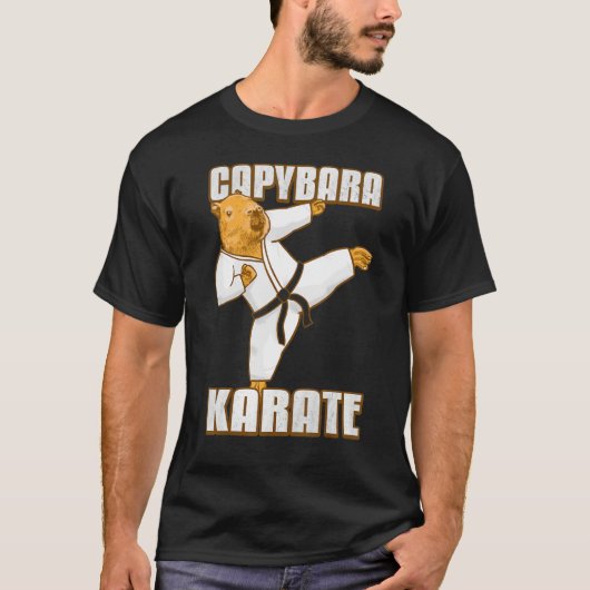 カピバラ空手着 Tシャツ (正面)