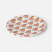 カピバラ紙プレート | かわいい動物のパーティー ペーパープレート (アングル)