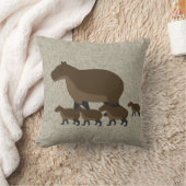 カピバラ装飾用クッション クッション (ブランケット)