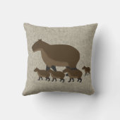 カピバラ装飾用クッション クッション (裏面)