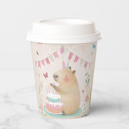 カピバラ誕生日バッシュパーティーデコール紙カップ 紙コップ