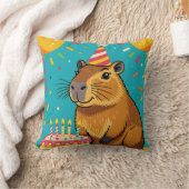カピバラ誕生日 クッション (ブランケット)