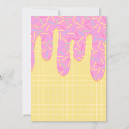 カピバラ誕生日 招待状 (裏面)